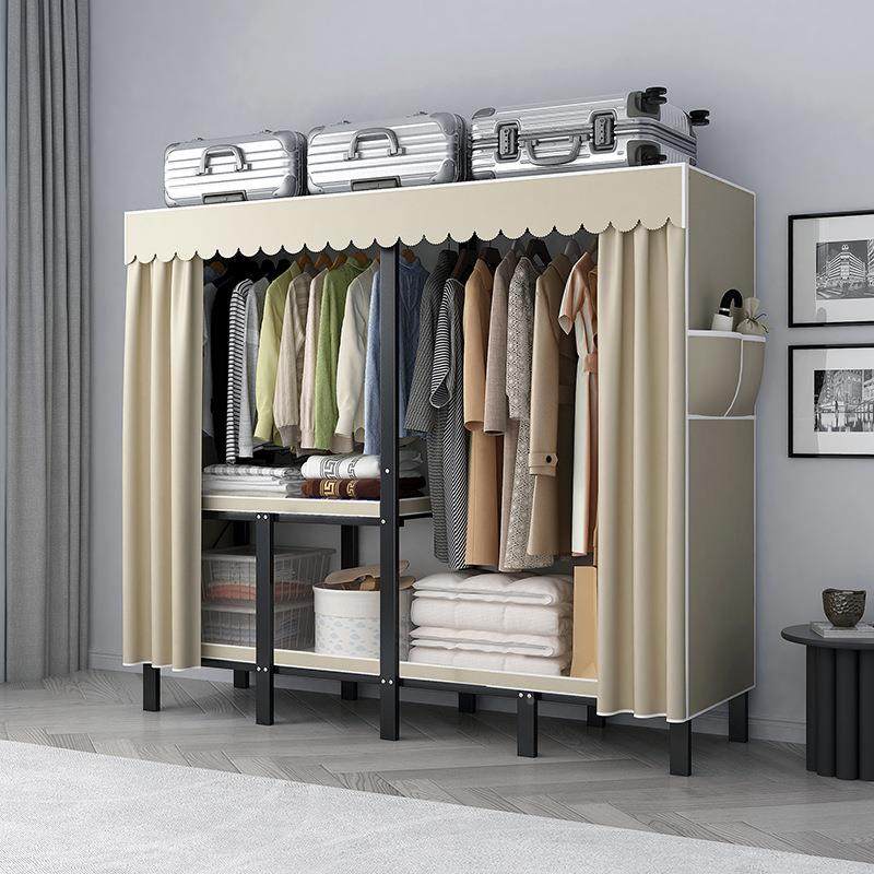 折NCP衣叠免安装房布衣柜家用卧结室实耐用出租简易衣柜钢架收纳,电子元器件市场,其它元器件,淘宝优惠券,粉丝福利购,淘宝优惠卷