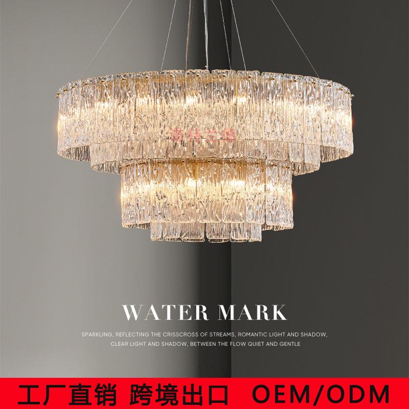 意式轻奢吊灯客厅灯2024年新款餐厅卧室家用大气创意个性茶桌灯具