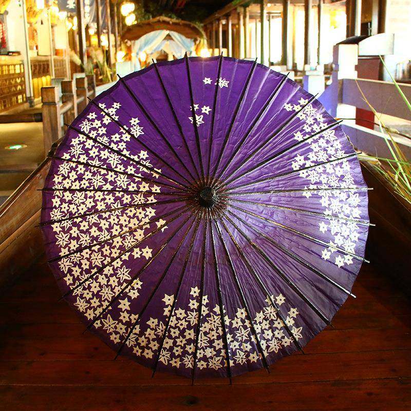 创意怀旧复01-60枫景区油纸伞装饰道具伞复古工艺艺伞民古间工纸