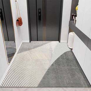用轻奢藻泥户入地硅垫门口吸skQy4GIi水防滑入门垫子玄关满铺耐脏