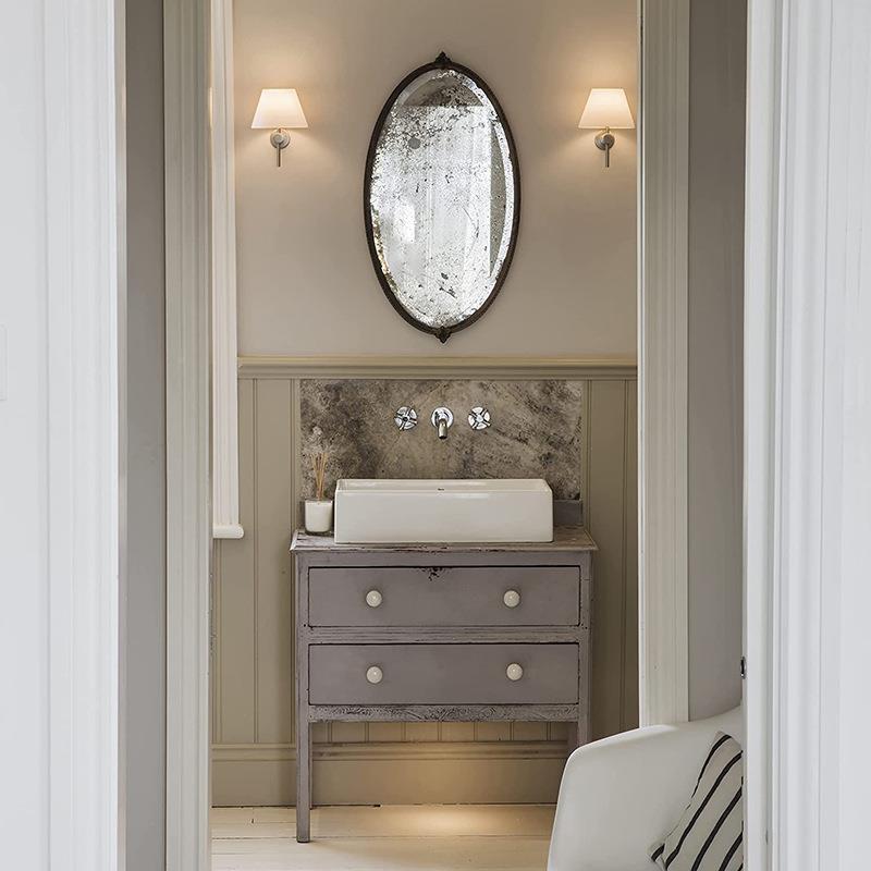 新款现代简约布灯艺罩床店头壁灯卧室楼梯过道书房酒客549灯房具