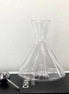 现代111111厅创房意玻璃酒具样板醒酒器居家摆办公室客厅件餐软装