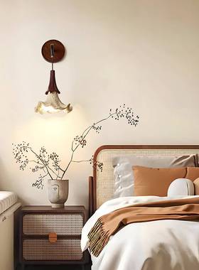 美中古风小壁灯式厅装吧饰复古新款高级餐厅71290台床头悬挂客氛