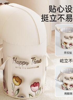 携便式洗脚可过折叠泡脚袋家用加高盆过小腿泡脚TZD桶膝深桶足浴