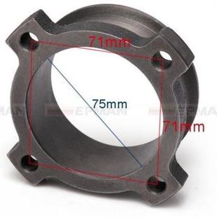 适配适用螺栓排气T涡法兰至轮3 英器寸VGT30GT3带适配器GT30G35T