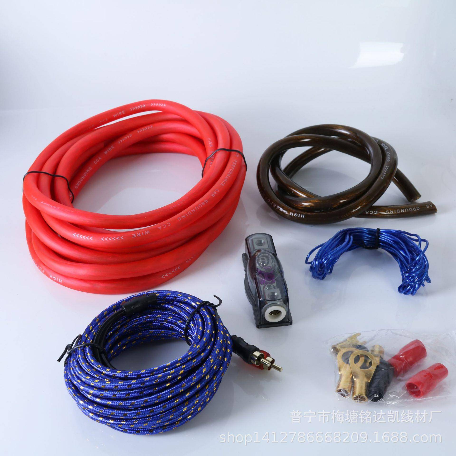 0号套线0号铝铜包套线响改装套线0低GA套线汽车功音放音炮套线线