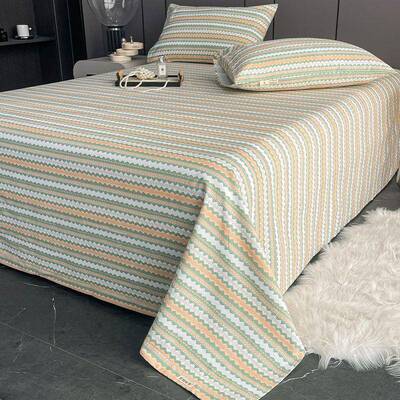 纯粗布床单老单件全棉单夏季亚麻单双棉人j63520被.