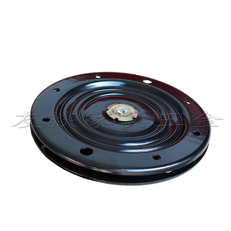 10寸全珠轴圆形五金转盘平稳旋转餐桌书架茶几转动配件五金转盘