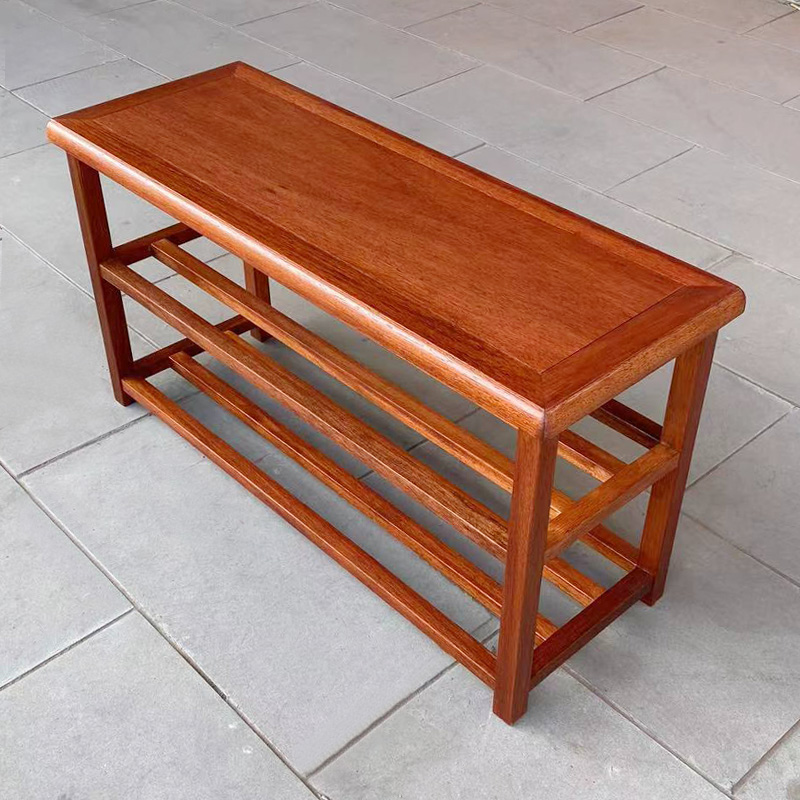 鞋架厘米长3高门厅全实木花梨木榫卯整装花梨色门口可坐换鞋凳