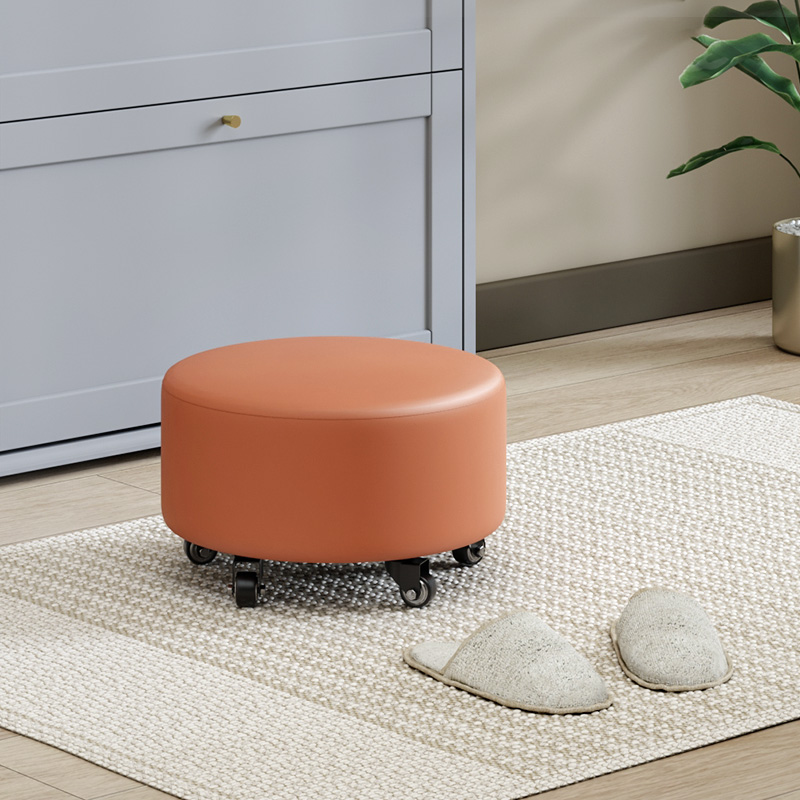 换鞋凳家用门口穿鞋凳滑轮可移动鞋凳衣帽间创意小客厅沙发凳