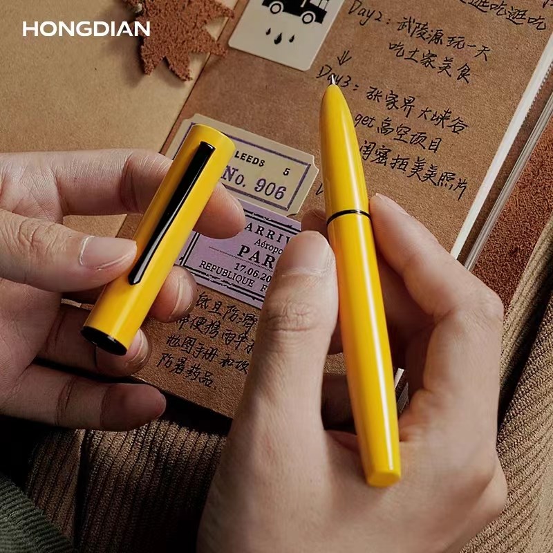 弘典C1特细暗尖钢笔男女士学生办公用包尖练字书法笔