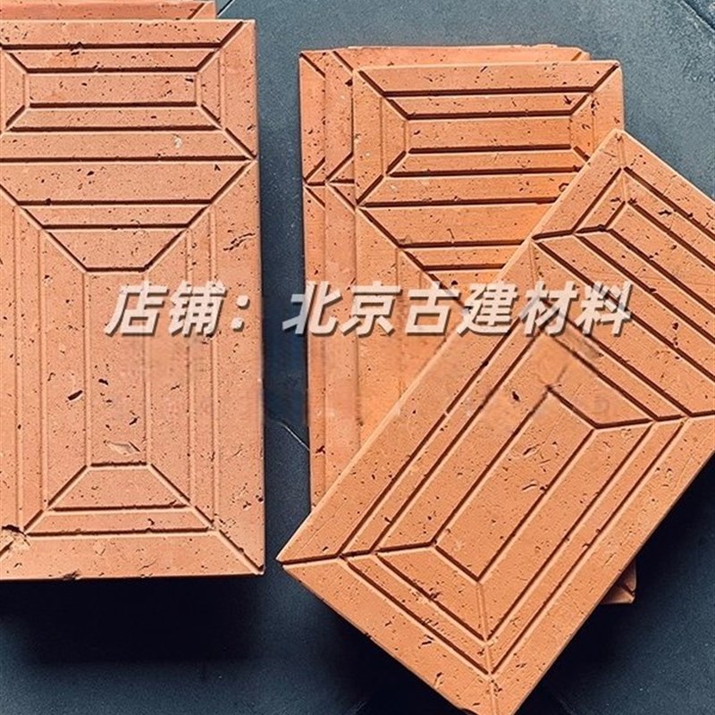 艺术红砖墙闽南红色花砖陶土砖雕刻背景墙砖浮雕造型穿传意工艺砖