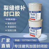 混凝土封闭胶房屋桥梁路面楼板开裂修补防水双组份环氧树脂结构剂