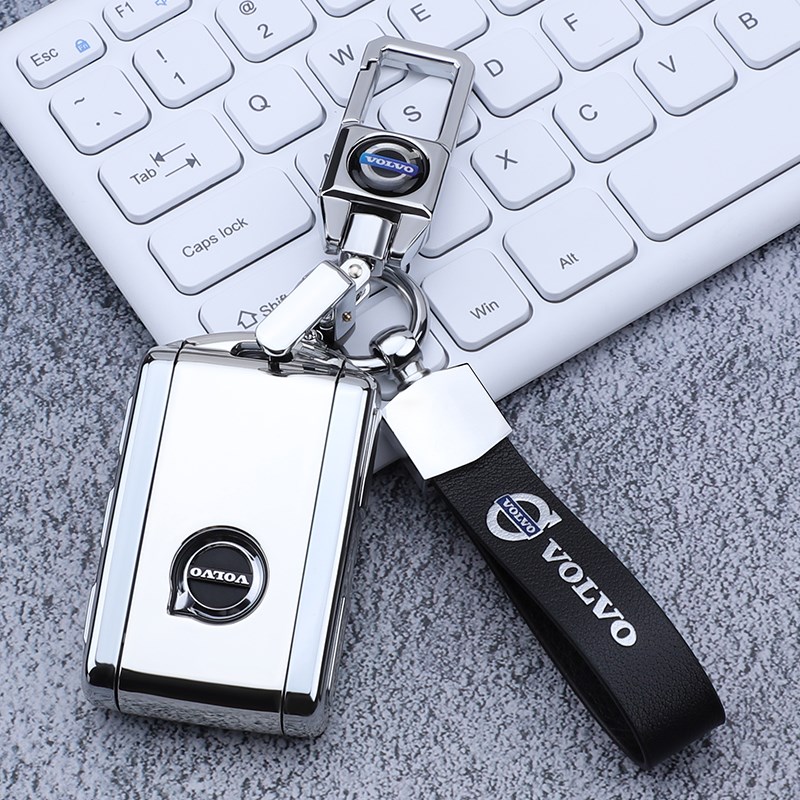 专用沃尔沃钥匙套s60/s90/xc60/xc90/xc40车钥匙包壳20/21款男扣