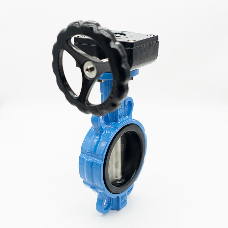 手动对夹式涡轮蝶D371X/F-10/1Q软密封四氟三元乙丙不锈钢板