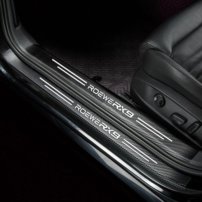 荣威RX9门槛条尊享越享版改装内饰迎宾踏板门边条防刮踩保护车贴