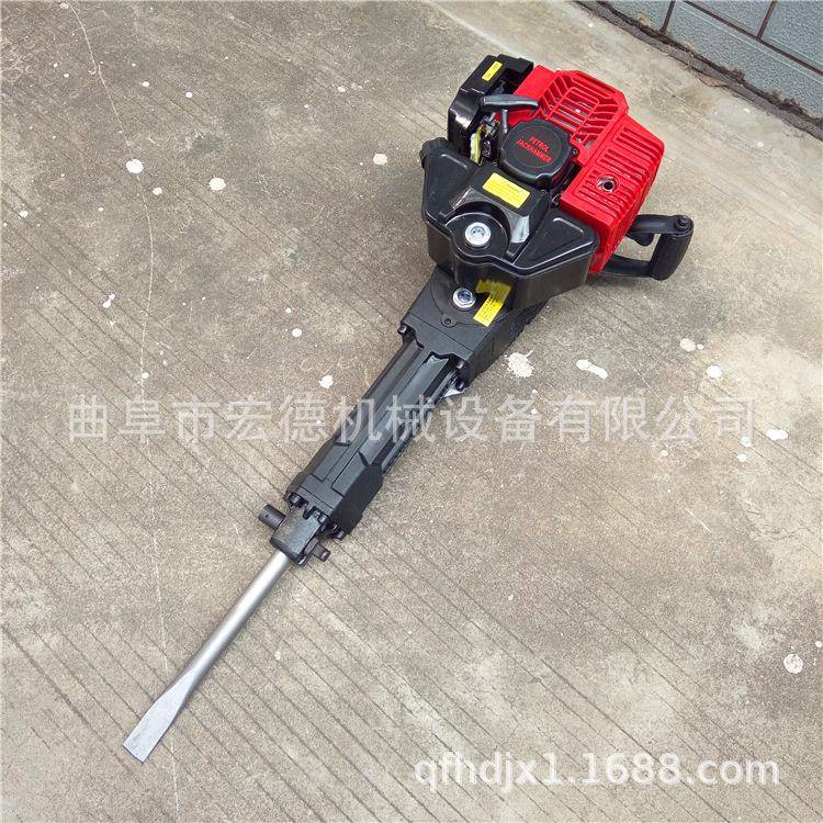 手提冲击锤式汽油镐用建56987筑工地破碎镐路面手提汽油镐