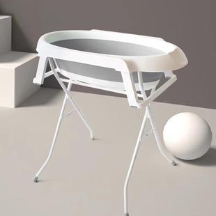 童折带支架叠儿浴盆LL-165Z新生儿叠坐躺式浴盆宝宝家用折式沐浴