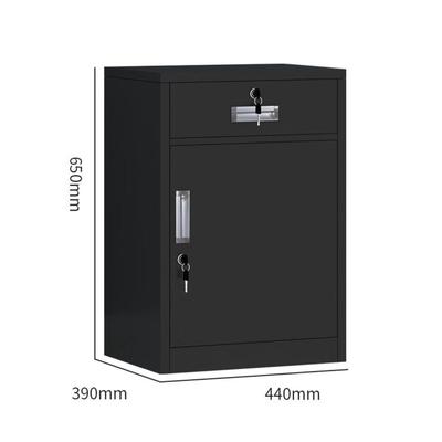 钢制文件柜铁柜皮带小柜子家锁床头柜密码用锁活动柜办公室EVC抽