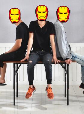 F759687SW7折叠餐桌家用升降简多功能长条桌小易户形伸缩长型方户