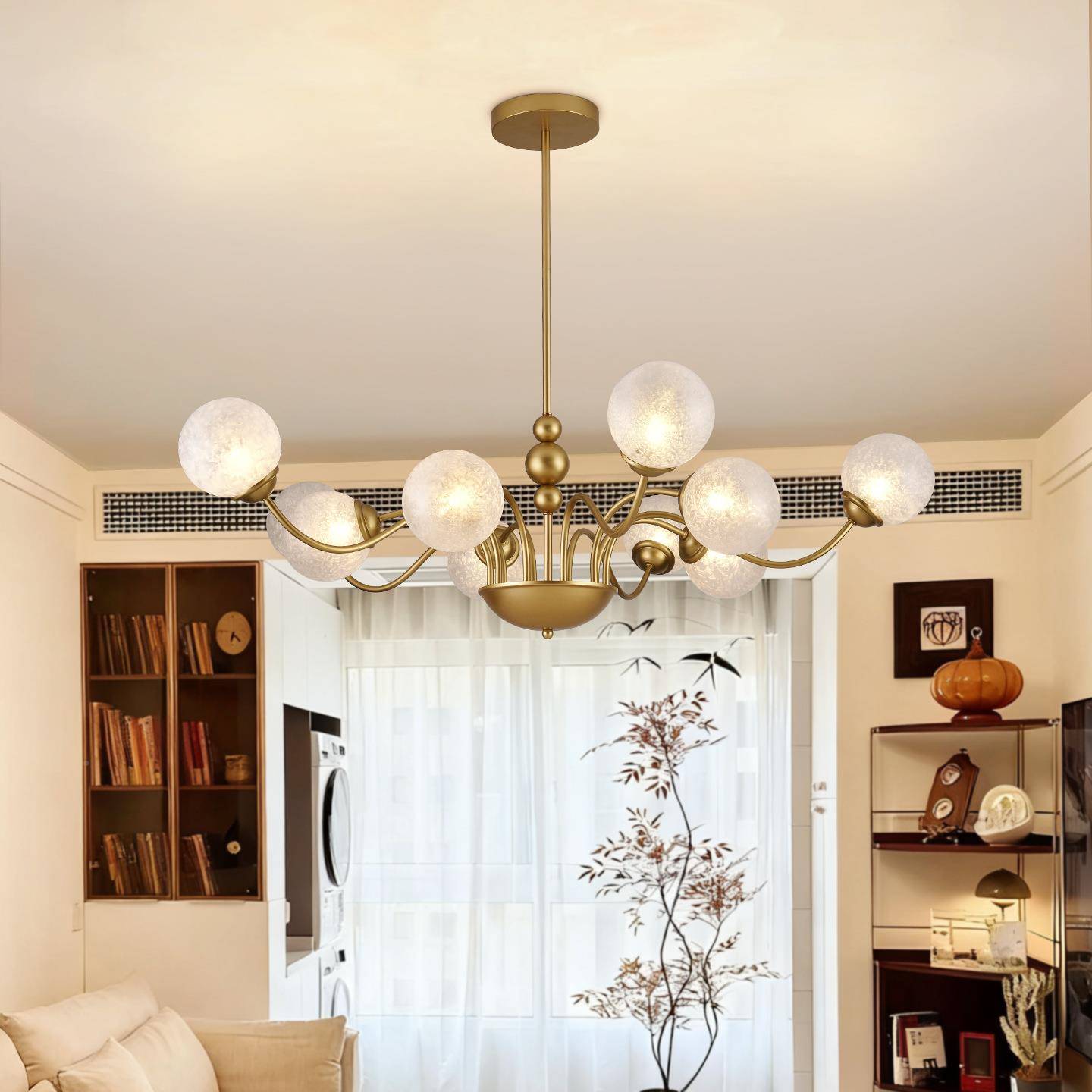 中5617古风吊餐灯美式浪漫古客厅厅卧室简约现代油法式奶轻奢风复