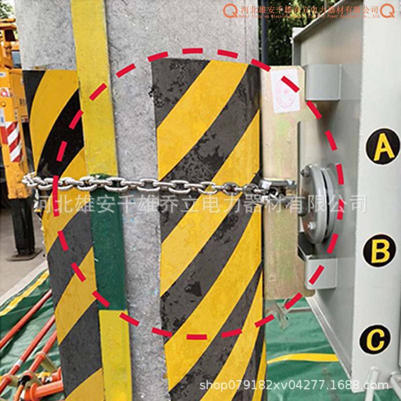 电力检修用高压电线杆固定装置带电作业多用途旁路开关杆上固定器