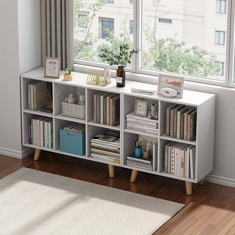 飘窗书架落地置物架小型收纳柜子卧室客厅实木腿格子柜书柜置物柜,玩具/童车/益智/积木/模型,垂直悬浮玩具,淘宝优惠券,粉丝福利购,淘宝优惠卷