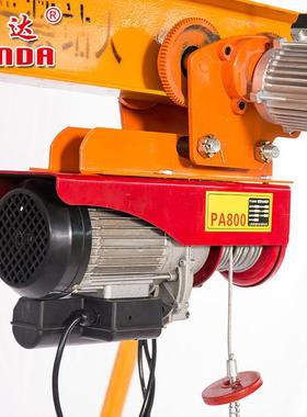 立外四柱直滑式吊机支架室内建949筑装修吊机室2运20V80V轨道升降