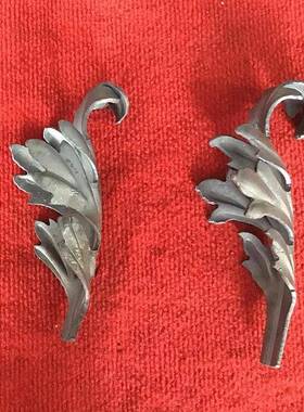 铁艺配件锻打花叶铁叶艺栏杆艺装饰花KMG铁大门配件铁艺护窗配件