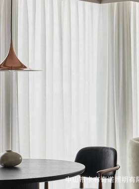 丹麦设计 seim简约餐桌书房飞碟吊灯轻法式餐厅灯吧台喇叭灯