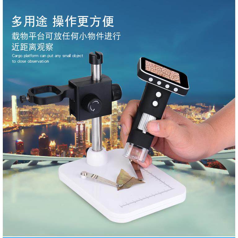源头工现VGF货3.5寸屏20厂W高清数码0显微镜持便手携式儿童显微镜