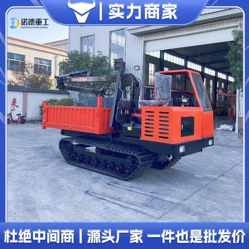 履带随车吊机全地5吨8吨吊装运输式形一机爬山110虎运输车起重体