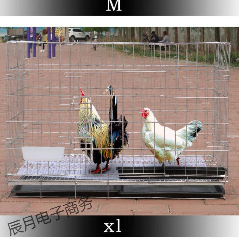 鸡笼子家用CBN养鸡大号大号动清粪自折叠养殖笼鸡舍特铁笼丝网鸡