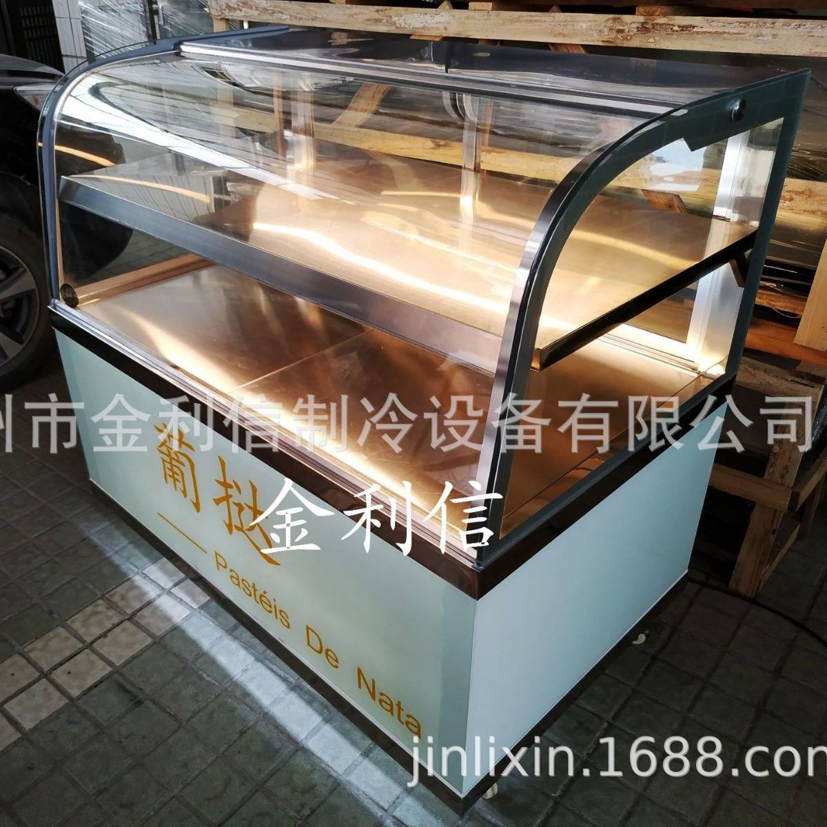 立式白色红豆酥饼加热柜菠萝包脆皮酥饼保酥展示柜