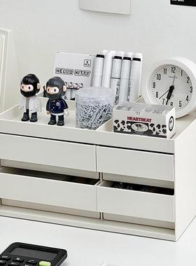 收纳盒抽公屉式桌多面ZA12203宿舍书桌简约整理盒功能文具生学办