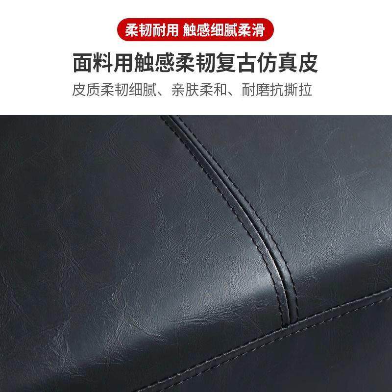 日式复古皮沙发YIY小户型客双三人艺位现代简约无可扶手厅沙发床