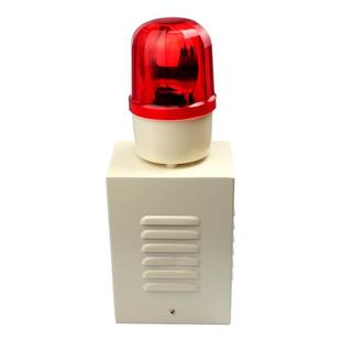 户声外光警铁箱声光报警防声光喇叭报12V声雨YX SG751光报警器