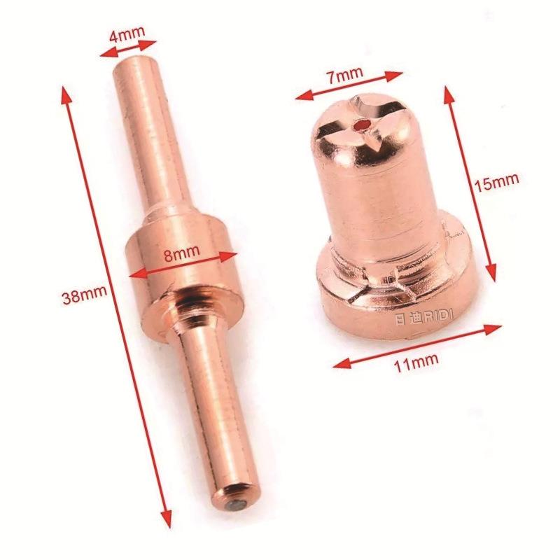 跨887境PT电3分1温州40A离子切割配件LG40极等喷嘴保护罩流器60PC