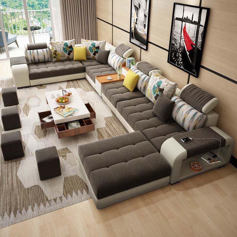 20288新25年款科技布沙发客厅简大约现代小沙户型轻奢棉麻布艺发