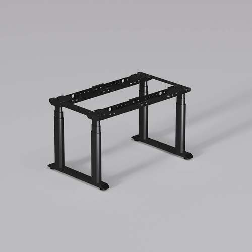 四腿四机大圆同步智153能电动升降桌办公电学餐习椭桌大板桌茶桌