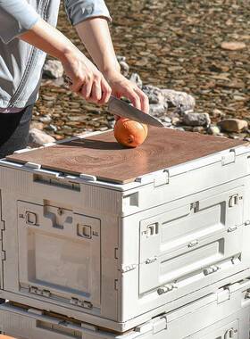 折叠塑料收纳箱汽厚车备箱大容量加车载DKS收后纳整理