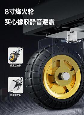 折小推拉货叠轻便手推车家KA265265用静音车快超递市便携搬运平板