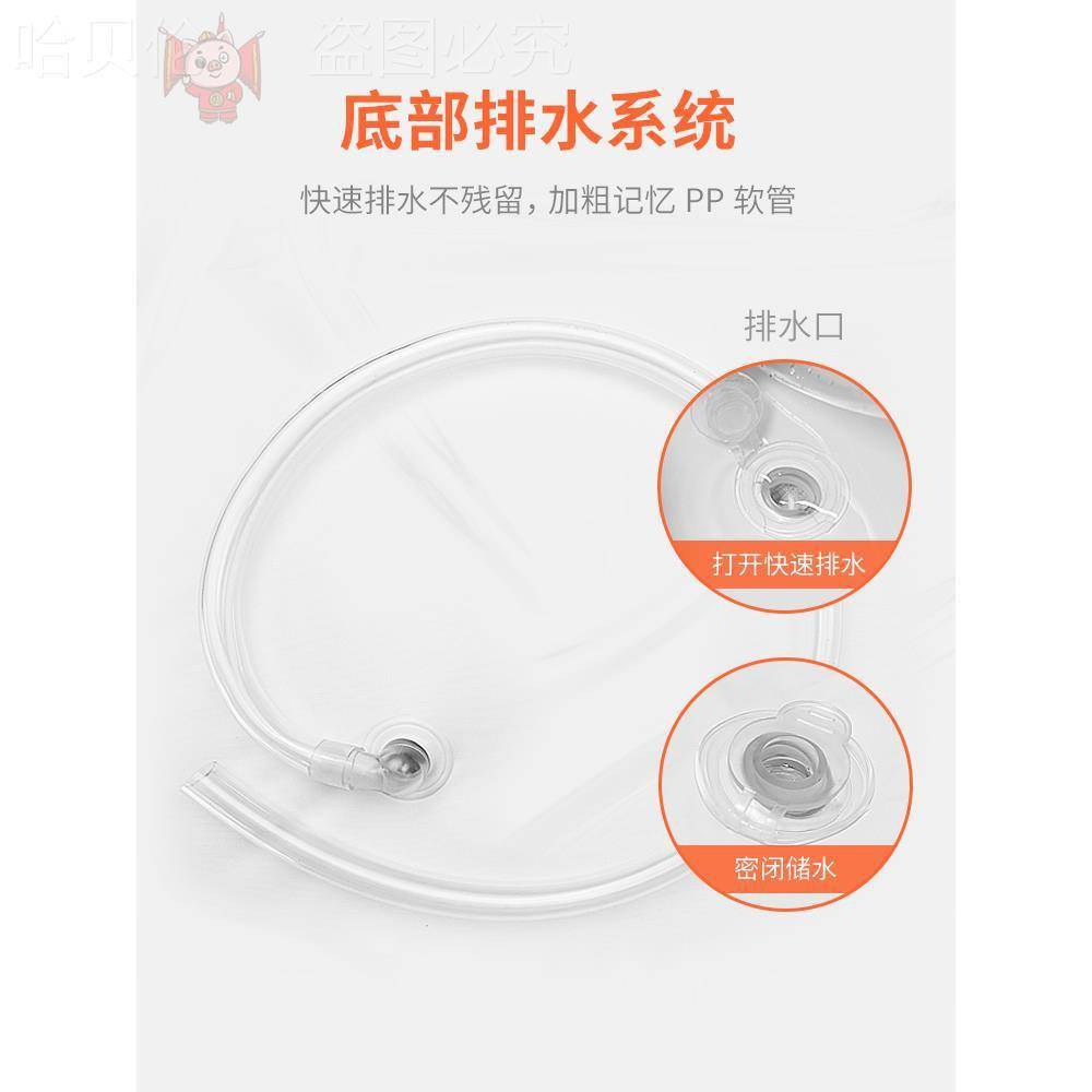 洗澡盆病人床充气式洗浴残疾人加厚洗澡套装护理卧床行动不便老人