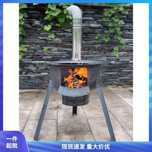 烧柴火的锅炉移动锅灶农村柴火灶简易大锅灶户外铁锅炖灶台土直销