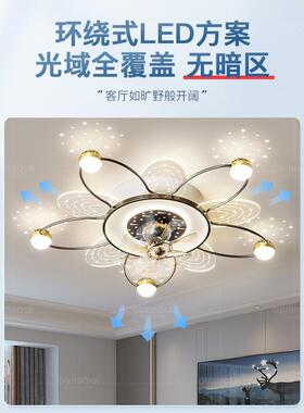 代客厅风扇灯吊灯具中轻NSJ奢大气客厅山吸顶现简约组合全屋套餐