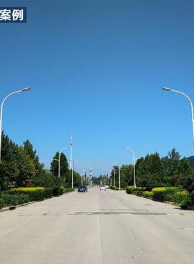 路灯杆生产厂家10米11m50大1路功率led高路FUX灯市政工程低臂灯价