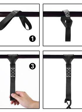 黑色带货物绑NSX带物流打包带集装拉箱货物加长耐用固定捆收紧器