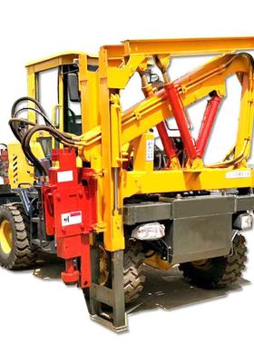 公护栏路32132打桩机打墩机农场护栏抗公护栏路打桩机建筑水泥桩