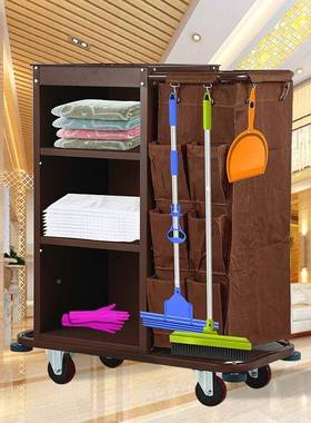 房馆酒店布草车宾车工作房PDD10265清洁手推车多功能车工具车客客