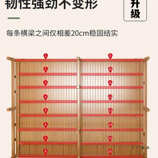 竹床折叠985单人双木人家用式款成人午休简易出租床房一米二老硬